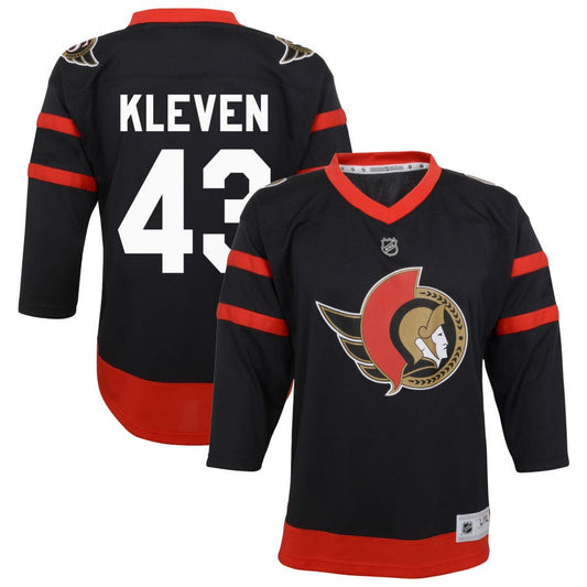 Tyler Kleven Ottawa Senators Youth Home Replica Jersey - Black