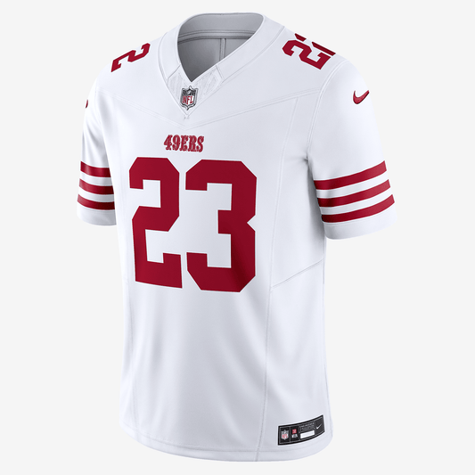 Christian McCaffrey San Francisco 49ers Men's Nike Dri-FIT NFL Limited Football Jersey - White