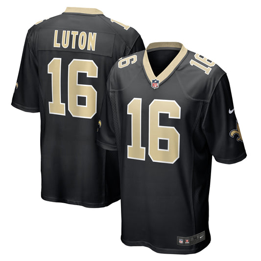 Jake Luton New Orleans Saints Nike Game Player Jersey - Black