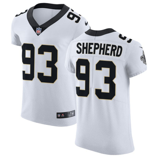 Nathan Shepherd New Orleans Saints Nike Vapor Untouchable Elite Jersey - White