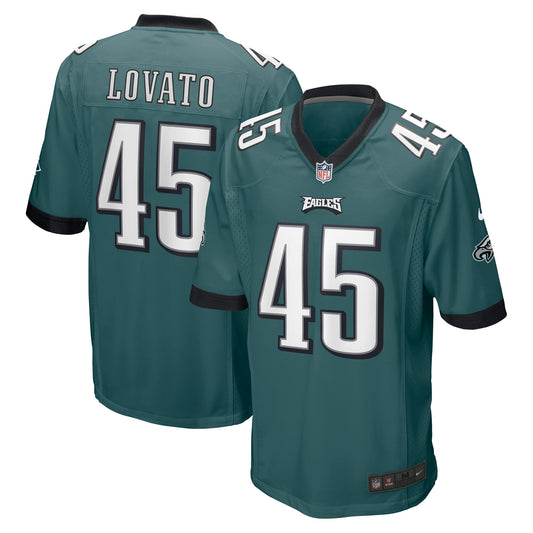 Rick Lovato Philadelphia Eagles Nike Game Jersey - Midnight Green