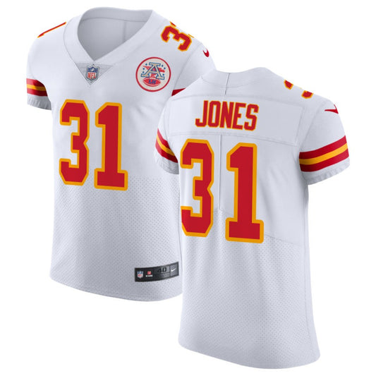 Nic Jones Kansas City Chiefs Nike Vapor Untouchable Elite Jersey - White