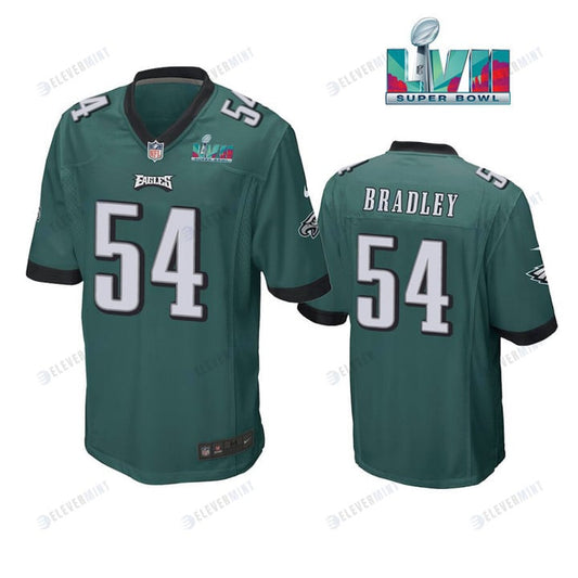 Shaun Bradley 54 Philadelphia Eagles Super Bowl LVII Game Player Men Jersey - Green