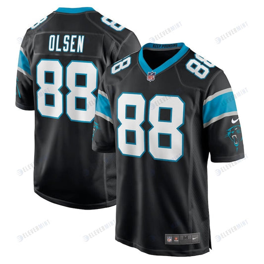 Greg Olsen 88 Carolina Panthers Men's Game Jersey - Black