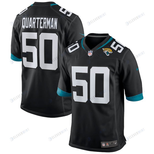 Shaquille Quarterman 50 Jacksonville Jaguars Men's Game Jersey - Black