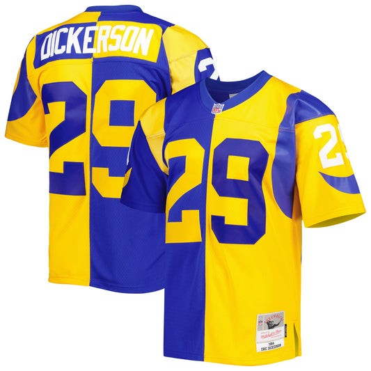 Eric Dickerson Los Angeles Rams Mitchell & Ness 1984 Split Legacy Replica Jersey - Royal/Gold