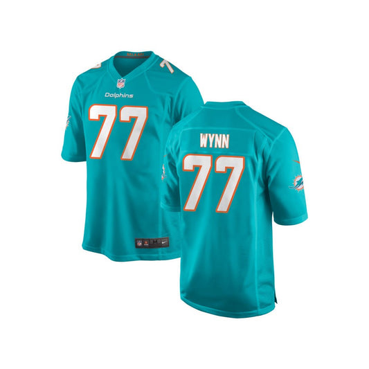 Isaiah Wynn Miami Dolphins Nike Youth Game Jersey - Aqua