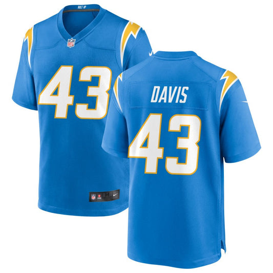 Michael Davis Los Angeles Chargers Nike Game Jersey - Powder Blue