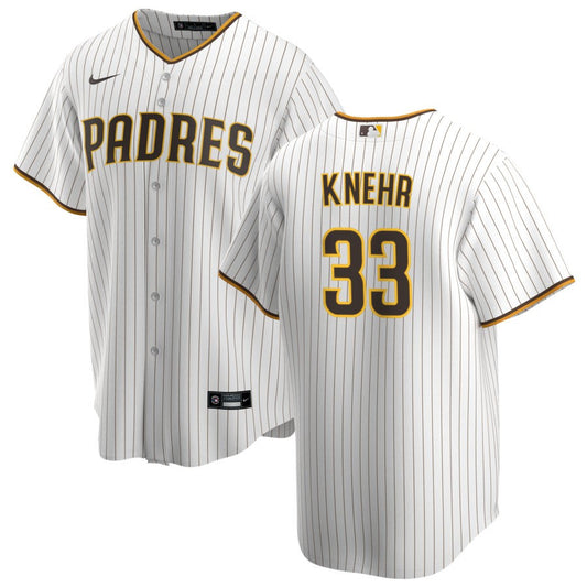 Reiss Knehr San Diego Padres Nike Youth Replica Jersey - White