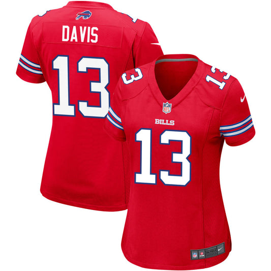 Gabe Davis Buffalo Bills Nike Women's Alternate Game Jersey - Red