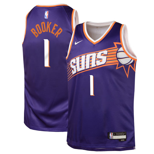 Devin Booker Phoenix Suns Nike Youth Swingman Jersey - Icon Edition - Purple