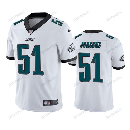 Philadelphia Eagles Cam Jurgens 51 White Vapor Limited Jersey