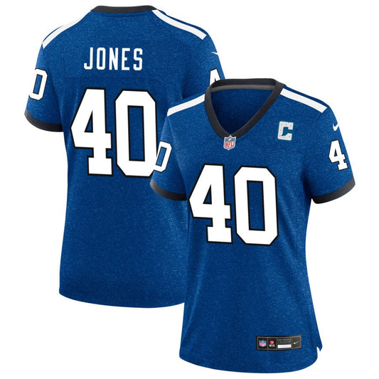 Jaylon Jones Indianapolis Colts Nike Women's Indiana Nights Alternate Game Jersey - Royal