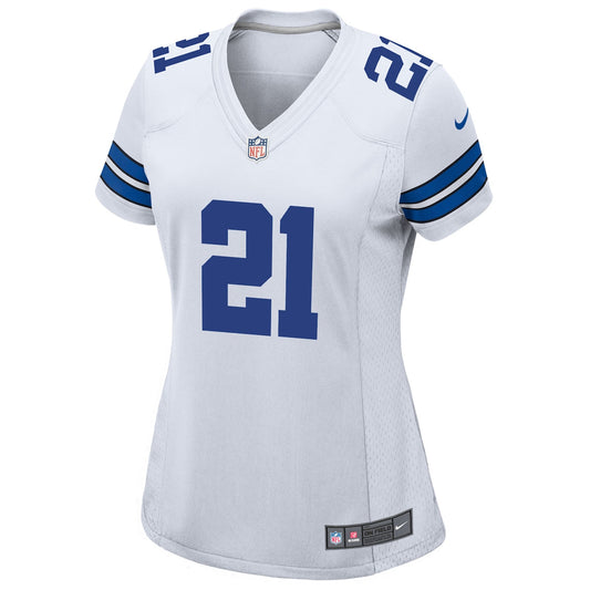 Women's Ezekiel Elliott Nike Dallas Cowboys Game Jersey - White