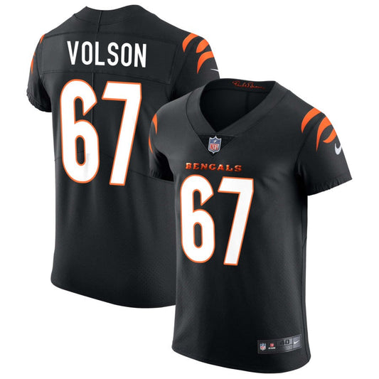 Cordell Volson Cincinnati Bengals Nike Vapor Elite Jersey - Black