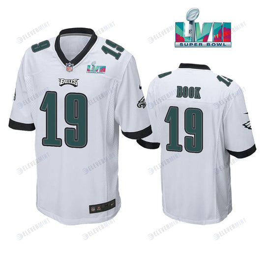 Ian Book 19 Philadelphia Eagles Super Bowl LVII Game Player Men Jersey - White