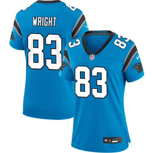 Derek Wright  Carolina Panthers Nike Women's Alternate Game Jersey - Blue