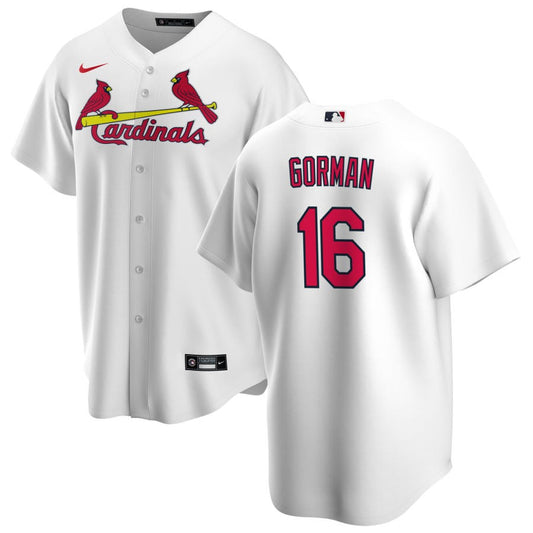 Nolan Gorman St. Louis Cardinals Nike Youth Home Replica Jersey - White