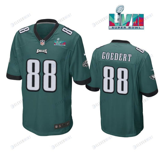 Dallas Goedert 88 Philadelphia Eagles Super Bowl LVII Game Player Men Jersey - Green