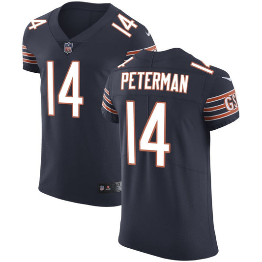 Nathan Peterman Chicago Bears Nike Vapor Untouchable Elite Jersey - Navy