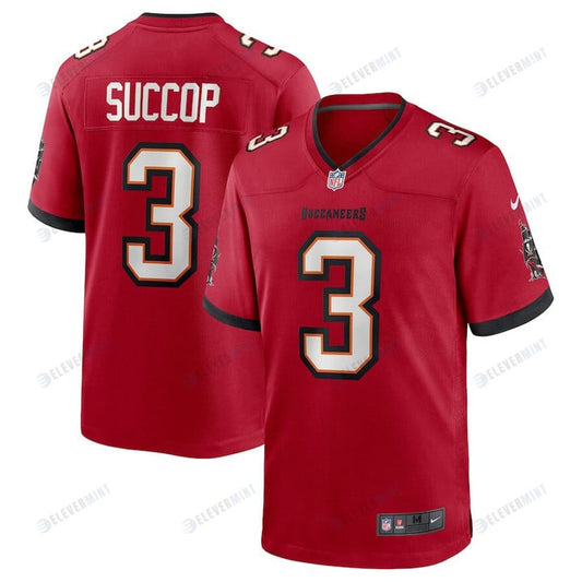 Ryan Succop 3 Tampa Bay Buccaneers Team Game Jersey - Red