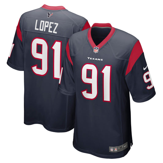 Roy Lopez Houston Texans Nike Player Game Jersey - Navy