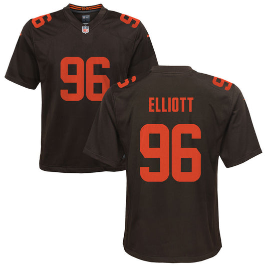 Jordan Elliott Cleveland Browns Nike Youth Alternate Game Jersey - Brown