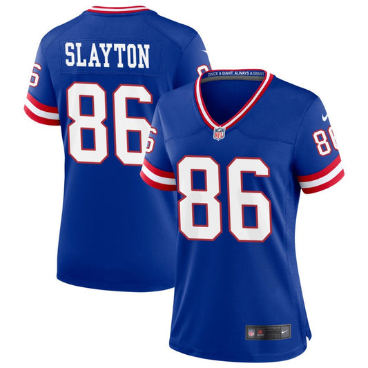 Darius Slayton New York Giants Nike Women's Classic Game Jersey - Royal