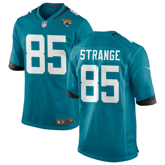 Brenton Strange Jacksonville Jaguars Nike Youth Game Jersey - Teal