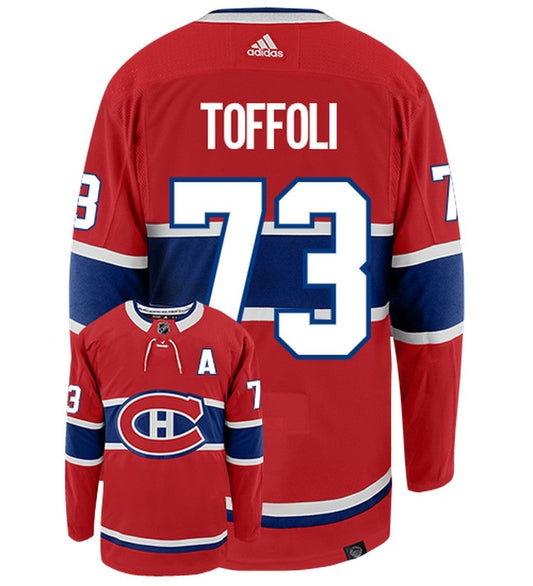 Tyler Toffoli Montreal Canadiens Adidas Primegreen Authentic NHL Hockey Jersey