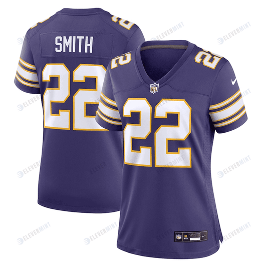 Harrison Smith 22 Minnesota Vikings Women's Classic Game Jersey - Purple