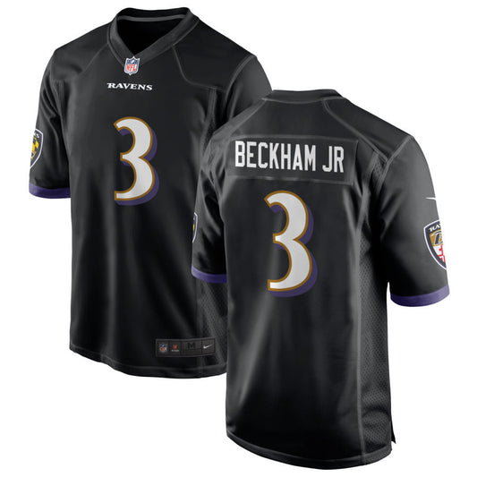 Odell Beckham Jr Baltimore Ravens Nike Youth Game Jersey - Black