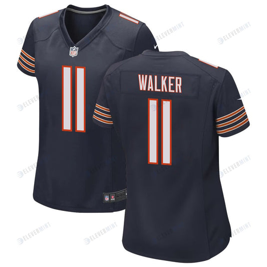 P.J. Walker 11 Chicago Bears Women Game Jersey - Navy