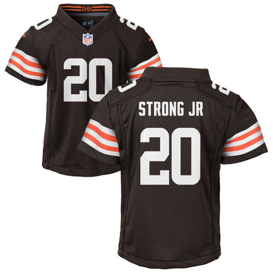 Pierre Strong Jr Nike Cleveland Browns Youth Game Jersey - Brown