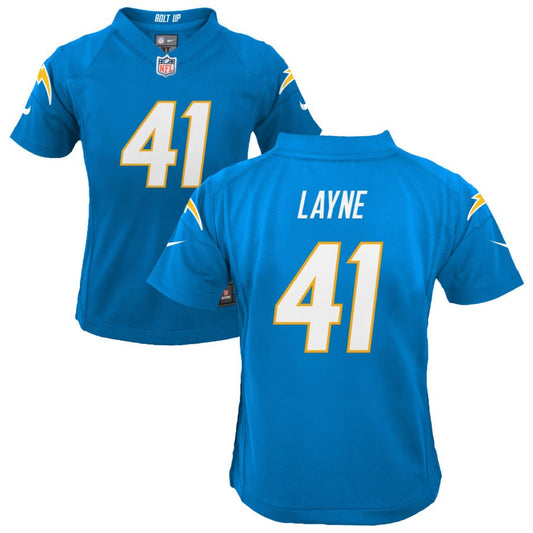 Raheem Layne Los Angeles Chargers Nike Youth Game Jersey - Powder Blue