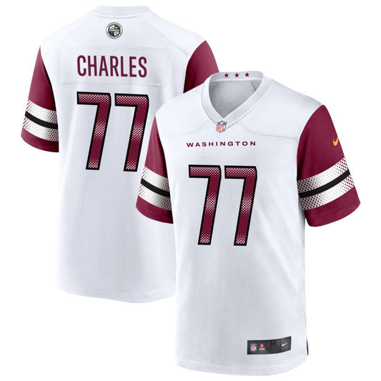 Saahdiq Charles Washington Commanders Nike Game Player Jersey - White