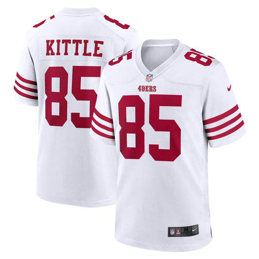 George Kittle San Francisco 49ers Nike Team Game Jersey - White