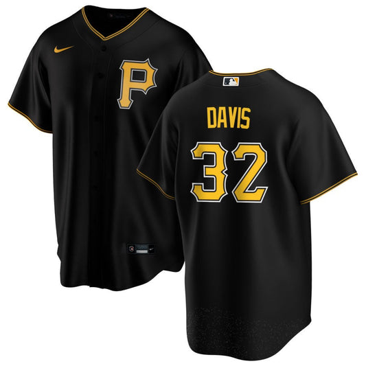 Henry Davis Pittsburgh Pirates Nike Alternate Replica Jersey - Black