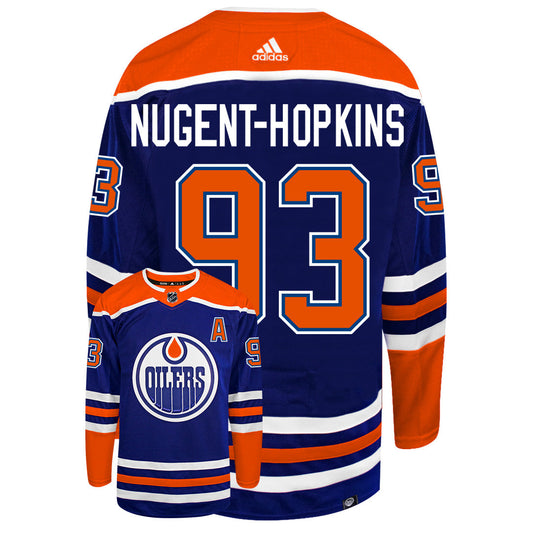 Ryan Nugent-Hopkins Edmonton Oilers 2022 Adidas Primegreen Authentic NHL Hockey Jersey