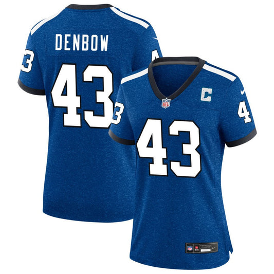 Trevor Denbow Indianapolis Colts Nike Women's Indiana Nights Alternate Game Jersey - Royal