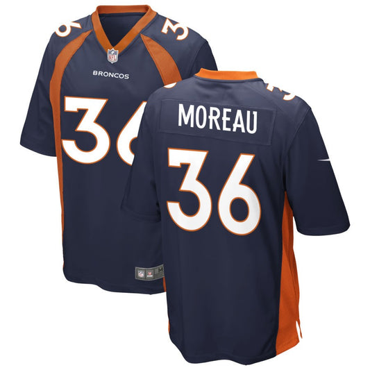 Fabian Moreau Denver Broncos Nike Youth Game Jersey - Navy