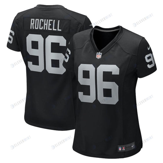 Isaac Rochell 96 Las Vegas Raiders Women Team Game Jersey - Black