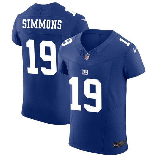 Isaiah Simmons New York Giants Nike Vapor F.U.S.E. Elite Jersey - Royal