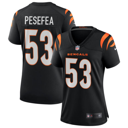 Tautala Pesefea Cincinnati Bengals Nike Women's Game Jersey - Black