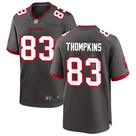 Deven Thompkins Tampa Bay Buccaneers Nike Alternate Game Jersey - Pewter