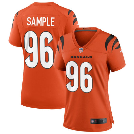 Cam Sample Cincinnati Bengals Nike Women's Alternate Game Jersey - Orange