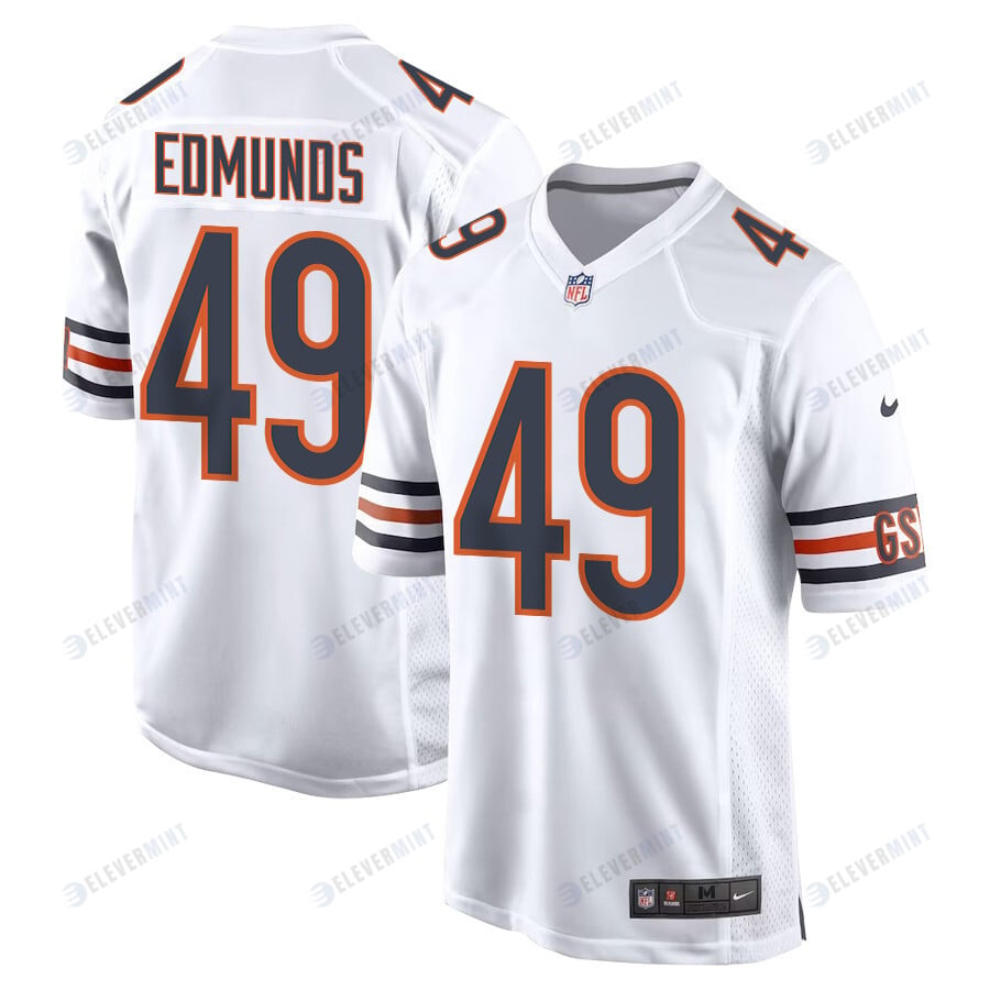 Tremaine Edmunds 49 Chicago Bears Youth Game Jersey - White