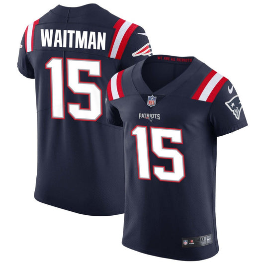 Corliss Waitman New England Patriots Nike Vapor Elite Jersey - Navy