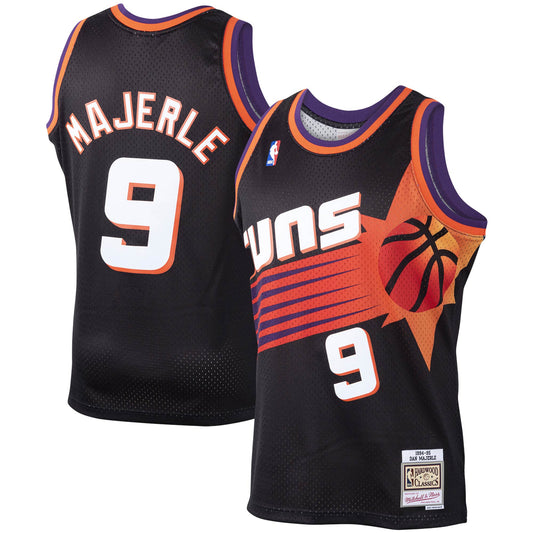 Dan Majerle Phoenix Suns Mitchell & Ness Hardwood Classics Swingman Jersey - Black