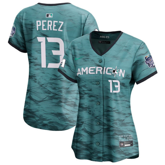 Salvador Perez  American League Nike Women's 2023 MLB All-Star Game Pick-A-Player Limited Jersey - Teal